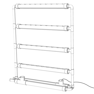 无土栽培水培储液一体种菜架