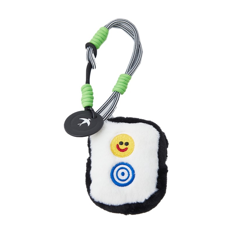 北欧时刻X逗鸭联名趣味麻将收纳包卡通表情印花挂饰钥匙扣耳机包