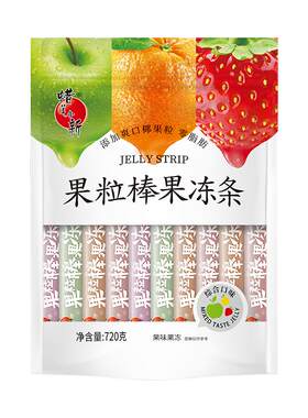 蜡笔小新720g果冻条果粒棒