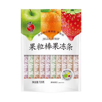 蜡笔小新720g果冻条果粒棒