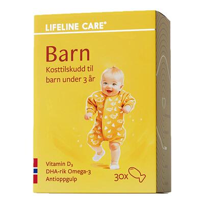 LifelineCare挪威小鱼婴幼儿深海鱼油欧米茄