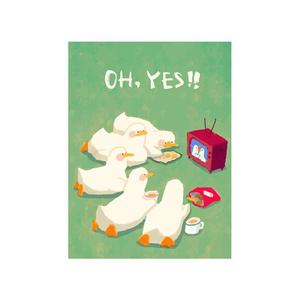 小鸭子数字油画diy油彩画手工填色手绘填充卡通可爱高级感装饰画