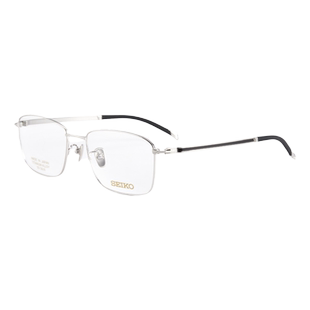 SEIKO精工眼镜框男士商务钛合金时尚全框光学眼镜架宝岛T7450