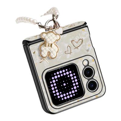 中轴铰链全包&轻奢石纹熊&挂绳