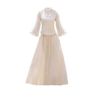 中式伴娘服出租赁2026新款夏大码姐妹团礼服女绝美伴娘裙高级小众
