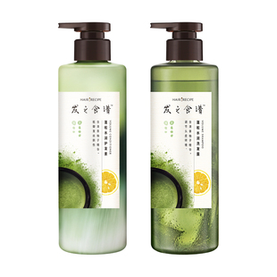 发之食谱茶柚洗发水控油补水保湿蓬松去屑清新洗头露膏护发素套装