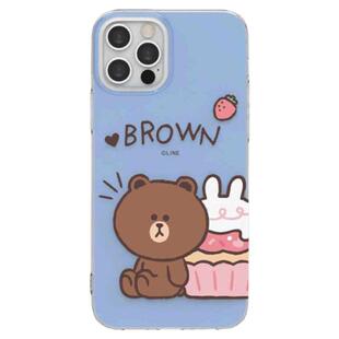 LINE FRIENDS布朗熊iPhone 13promax双层覆膜立体手机壳12pro苹果14保护壳苹果15promax全包保护套iPhone15壳