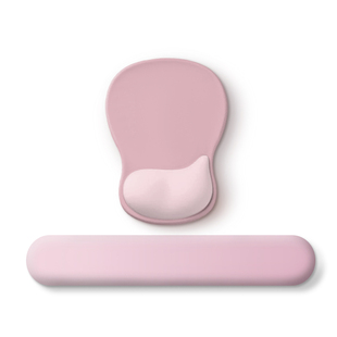 SUYA苏雅粉色鼠标垫护腕女生高颜值办公室人体手腕托硅胶键盘垫子
