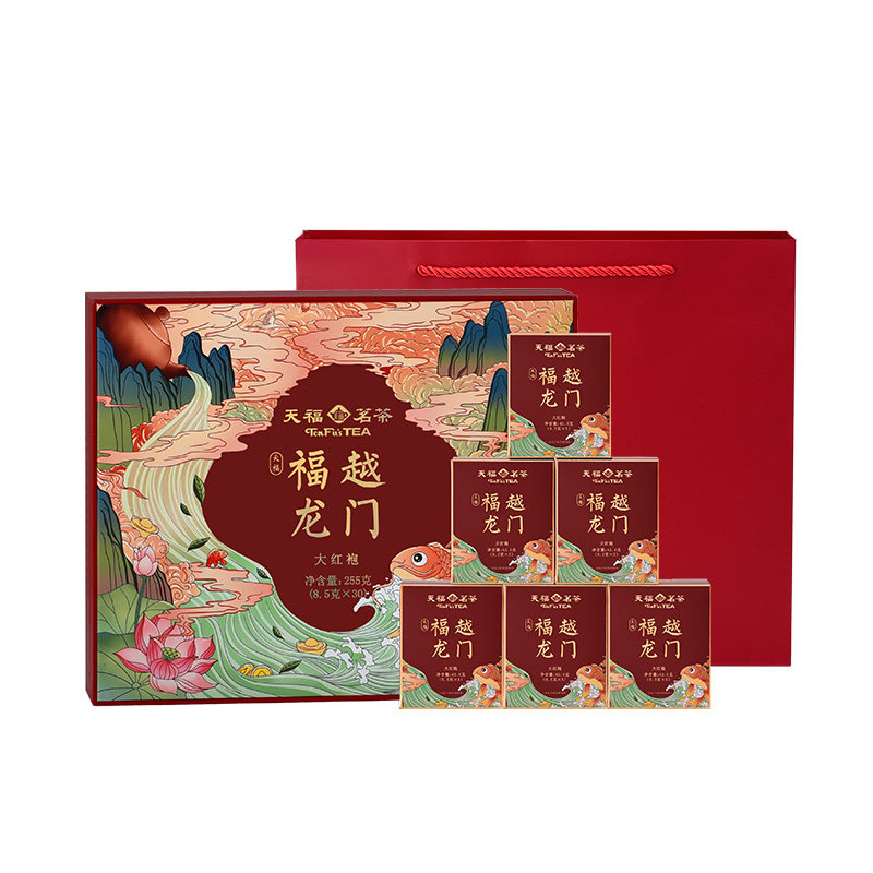 天福茗茶大红袍乌龙茶伴手礼岩茶