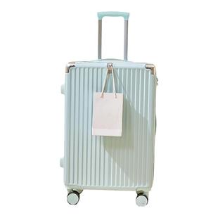 新款双层防爆拉链行李箱女学生拉杆箱男大容量加厚登机箱子静音轮