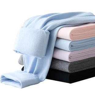 红豆青少年秋裤精梳纯棉薄款棉毛裤初中女高中生男大童打底保暖裤