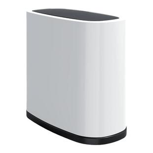 汉世刘家垃圾桶家用高颜值夹缝厕所卫生间客厅带盖厨房轻奢便纸桶