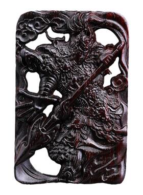 小叶紫檀常胜将军赵子龙吊坠