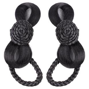 古装头饰假发可爱女童古风发髻发包抓夹款汉服假发造型简单百搭