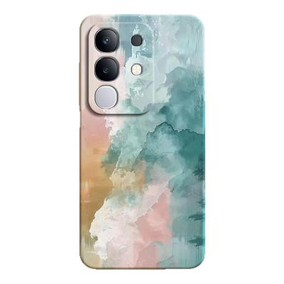 青山色适用vivoY300t手机壳Y300t新款vivo油画涂鸦保护套vovoy液态硅胶viviy全包防摔voviy男女有丫viv0外壳