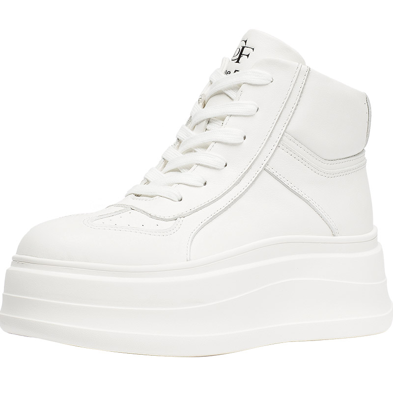 CDF女鞋2025秋冬新款潮流百搭休闲运动靴舒适简约时尚厚底短靴女
