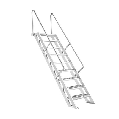 百佳宜加厚铝合金焊接梯户外楼梯