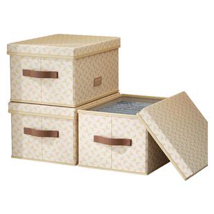 收纳盒带盖放在衣柜里的衣物整理盒裤子专用收纳盒神器储物可折叠