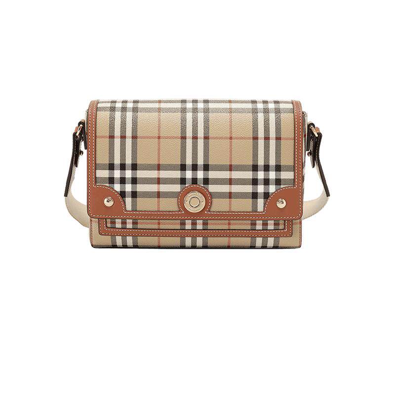 BURBERRY/博柏利格纹包翻盖包