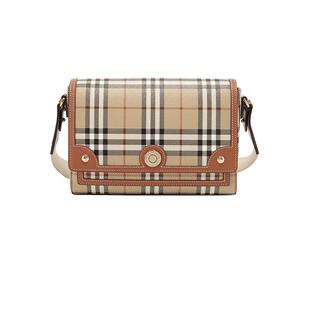 【自营】BURBERRY/博柏利女款格纹单肩包斜挎包邮差包 8066226