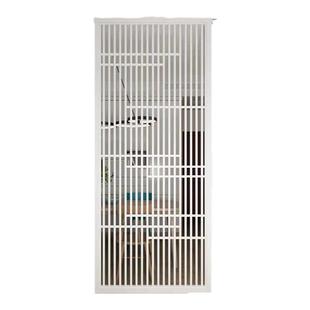 pvc入户客厅玄关镂空屏风隔断栅花窗装饰雕花板花格中式现代简约