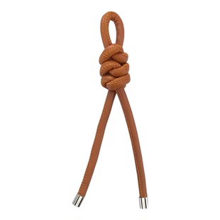 挂饰配件PU皮绳钥匙扣DIY手工编织链条创意百搭包包挂件高级编织