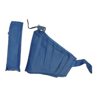 扁头140g超轻三折可定制广告logo儿童伞公司年会晴雨伞纯色无黑胶