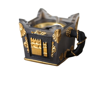 异域轻奢中东树脂香炉碳薰炉熏香炉 欧式香薰室内摆件点碳burner