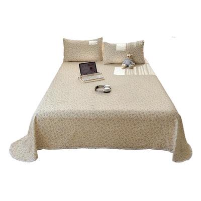 小清新双层纱花边床单单件2025款