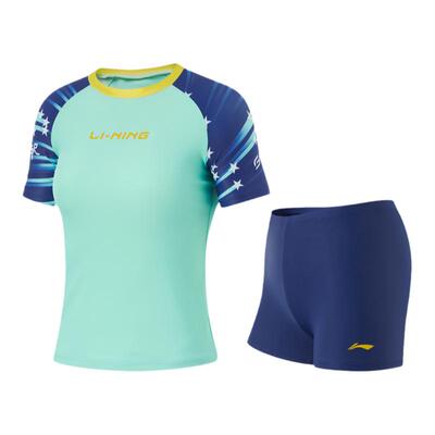 李宁正品小大童紧身分体泳衣