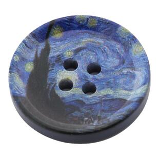 艺术油画纽扣大衣扣子女高档时尚毛衣外套羊绒装饰扣衣服树脂钮扣