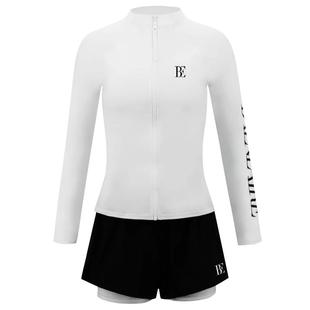 【于文文同款】BE范德安分体泳衣女时尚冲浪系列长袖防晒运动健身