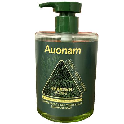 【阿里健康自营】Auonam澳楠乌斯曼草侧柏叶洗发皂液500ml/瓶