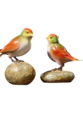 新铜时代小鸟吉祥如意桌面摆件