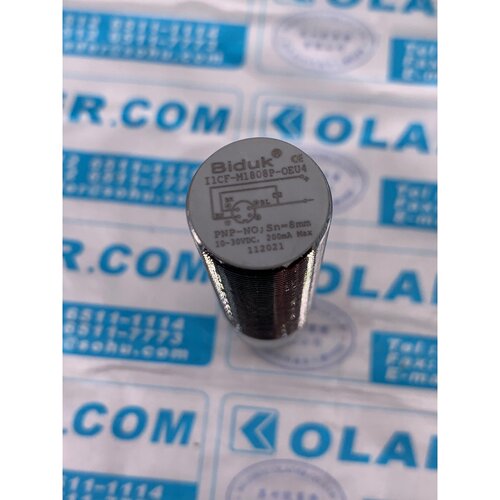 议价BIDUK 原厂接近开关 I1CF-M1808P-OEU4  M18插件式 8mm PNP-N