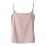 蝶安芬白色吊带背心女士带胸垫美背内衣纯棉打底遮肚内搭2025新款