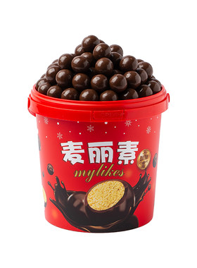 麦丽素巧克力豆桶装零食糖果独立