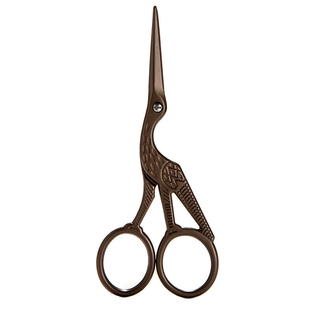 茶叶袋剪刀仙鹤中式茶具茶道小剪泡袋复古鹤型茶桌零配创意单品礼