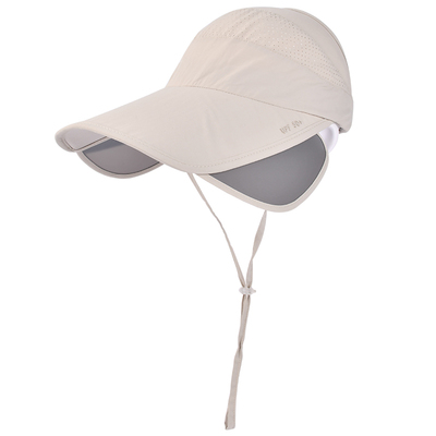 卡蒙速干透气半空顶加长遮阳帽