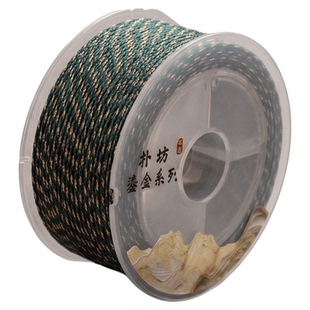 朴坊包芯棉绳涤棉可烧耐磨包芯棉金刚菩提百香籽文玩棉线线绳专用