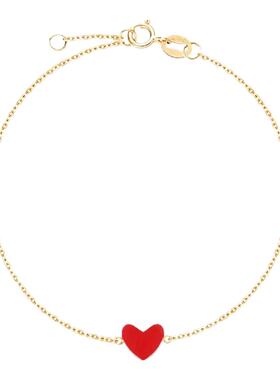 别选经典s925日本红心手链