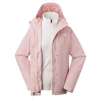 北面防水女士秋冬三合一冲锋衣