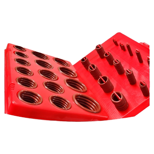 红黄蓝国标美标日标O型圈盒装橡胶圈耐高温酸碱棕氟胶密封修理盒