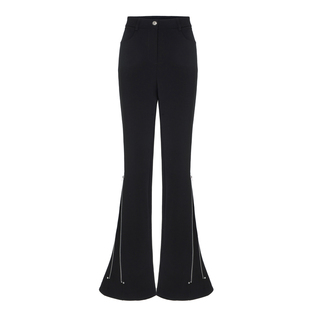 H·GENTEEL荷高女装修身及地裤长喇叭裤GUD35410598