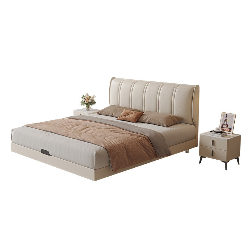 家用铁艺悬浮床北欧风格悬浮主卧床家用酒店公寓铁艺大床双人床