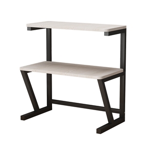 打印机置物架桌上台面双层桌面微波炉放置收纳支架办公桌增高架子