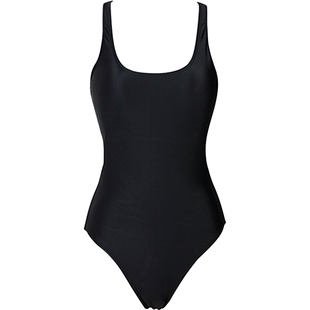 memorybaby性感女王复古露背保守泳装女小胸显瘦三角连体泳衣女