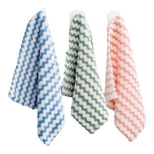 去油污百洁布抹布厨房洗碗布桌面强吸水清洁加厚珊瑚绒家用抹布