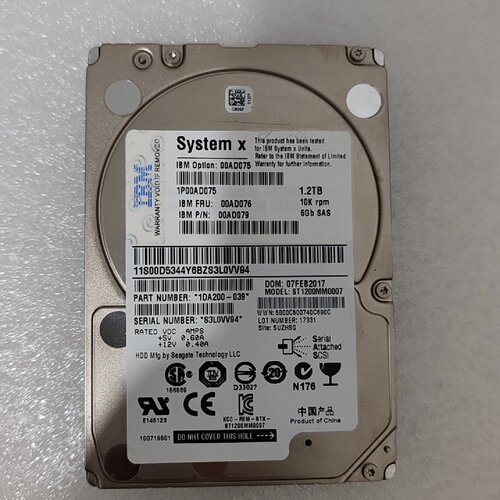 议价IBM 00AD076 00AD075 00AD079 ST维修