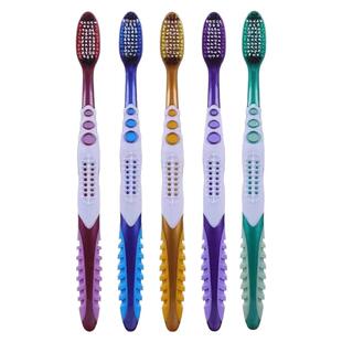 硬毛大头牙刷高档独立包装成人家用去牙渍去黄亮白家庭装批发包邮